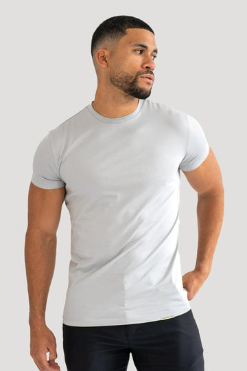 THE MERCERISED T-SHIRT - GREY