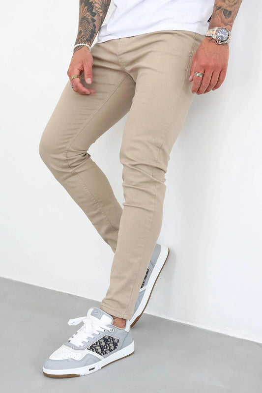 THE CALLUM JEANS - BEIGE