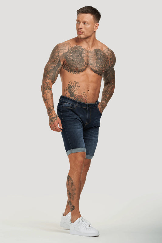 THE LORENZO SHORTS - DARK BLUE