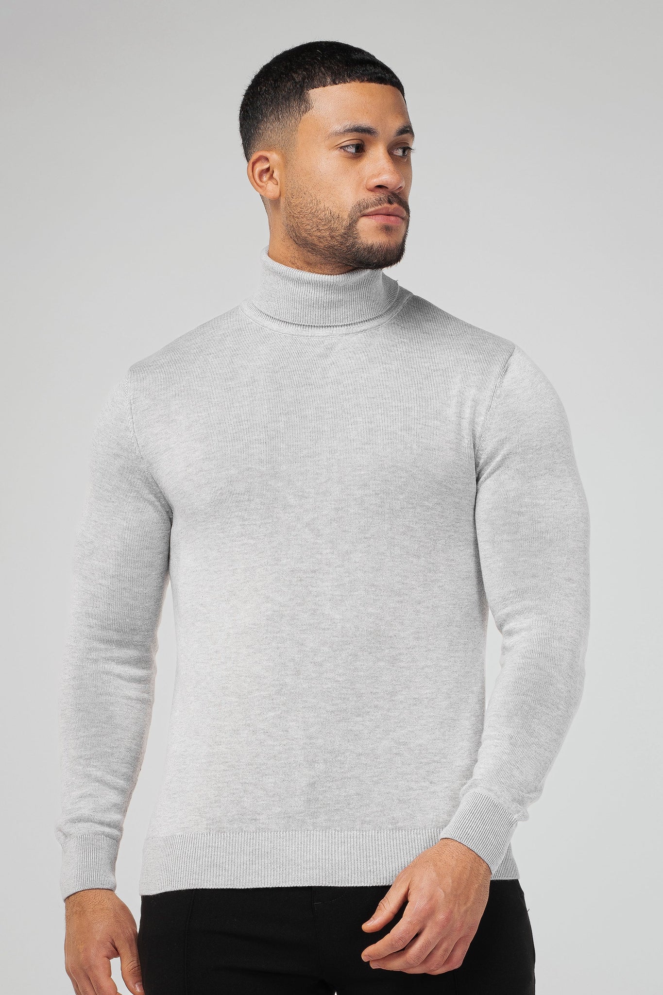 THE ARTURO TURTLENECK - GREY