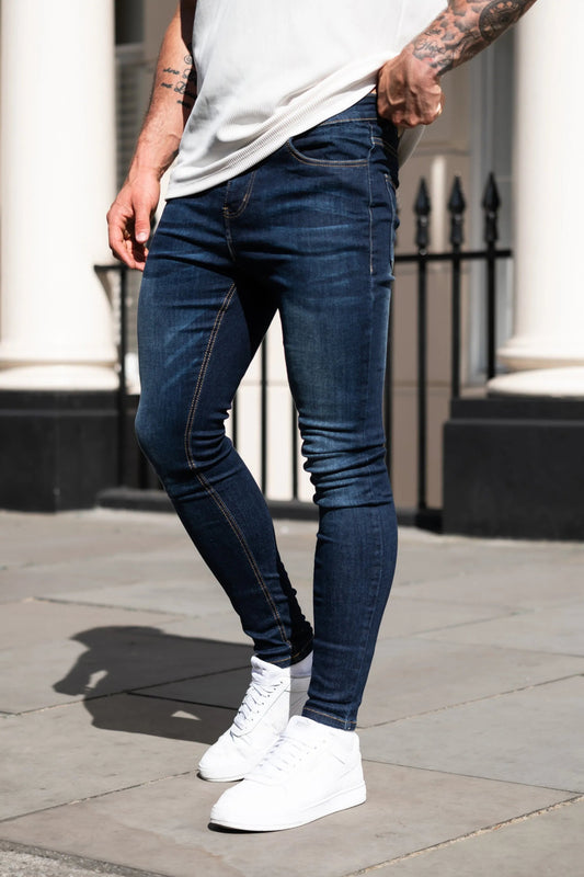 THE LORENZO JEANS - NAVY BLUE