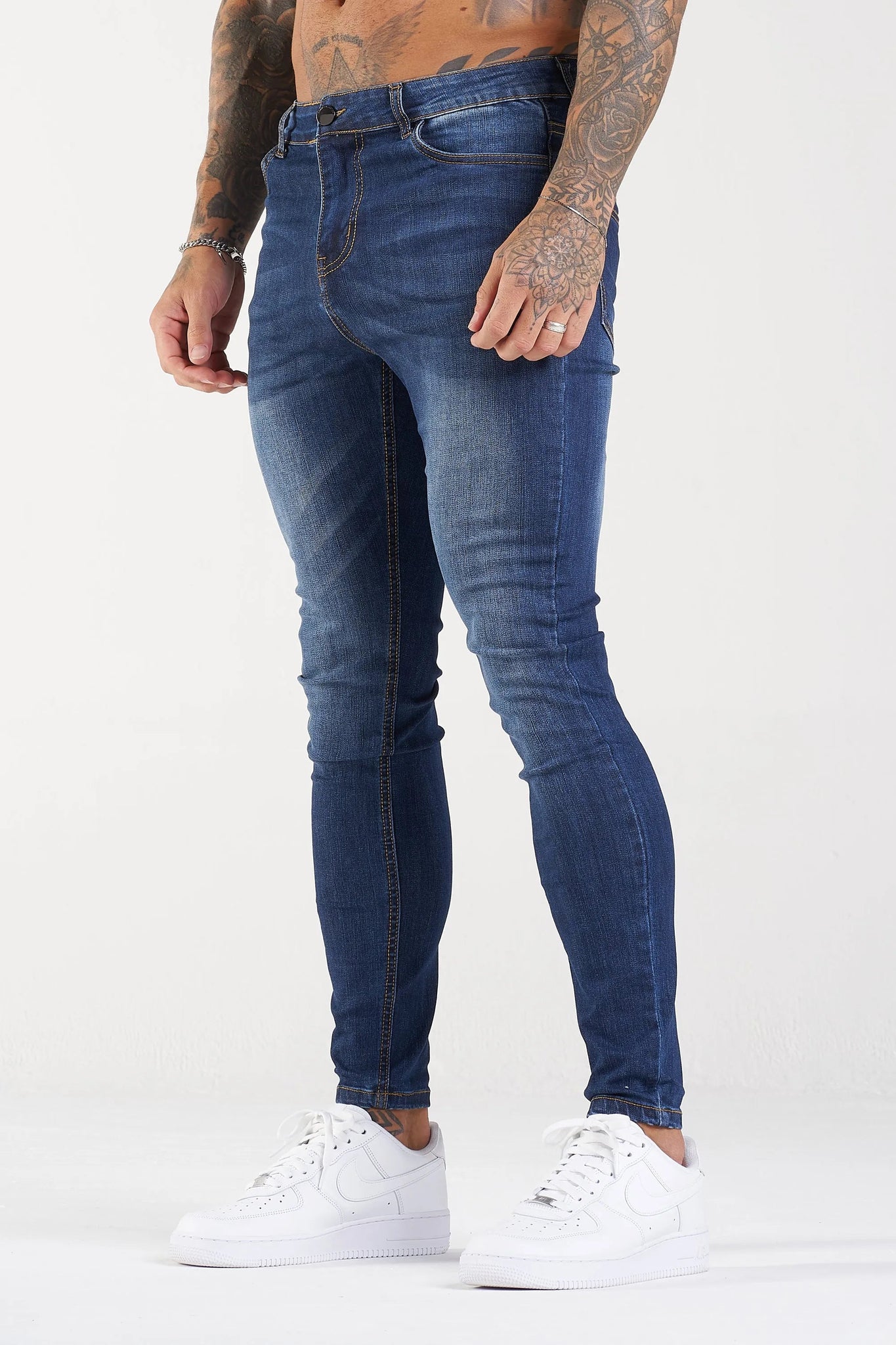 THE LORENZO JEANS - NAVY BLUE