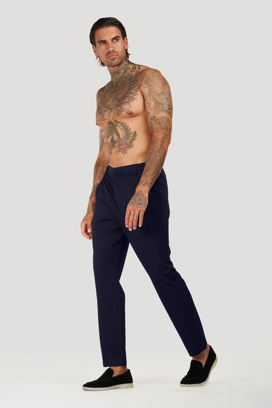 THE SILVIO TROUSERS - NAVY BLUE