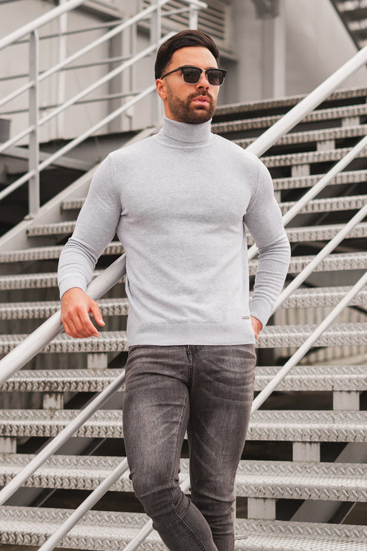 THE ARTURO TURTLENECK - GREY