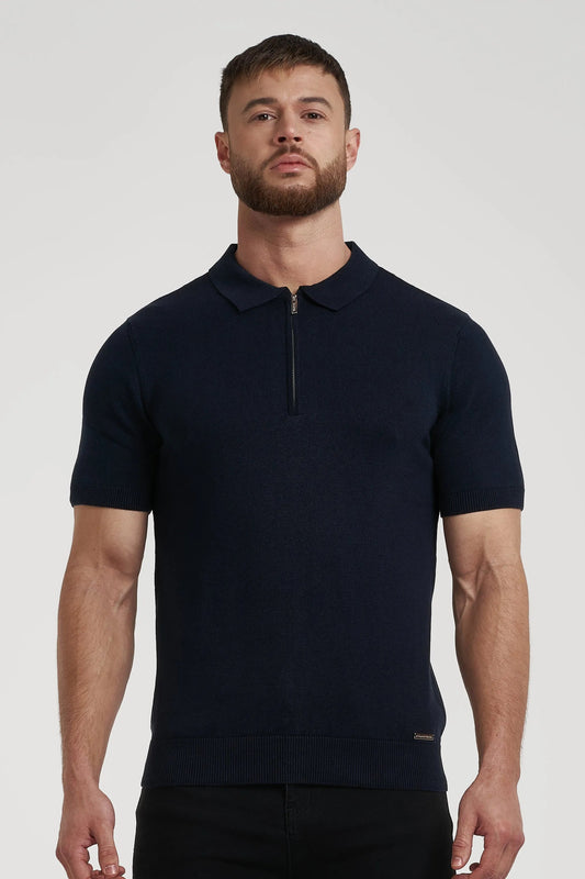 THE VIDA - SHORTSLEEVE POLO - BLUE